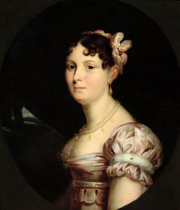 Würtembergi Katalin (1783-1835) vesztfáliai királynő portréja, 1810 körül